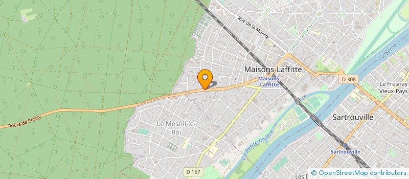 localisation de l'entreprise PLASPORTSWEAR  MAISONS-LAFFITTE