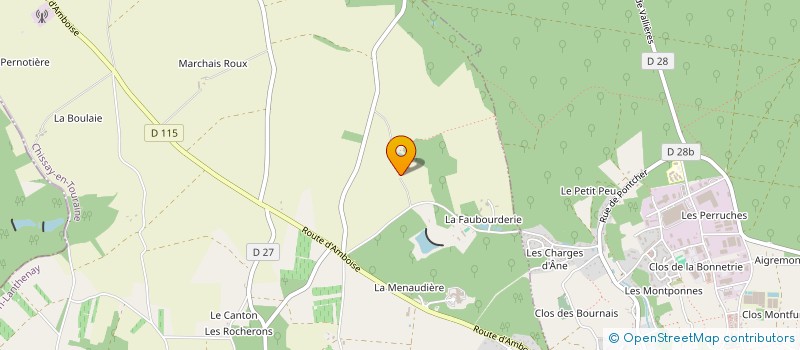 localisation de l'entreprise PLASSAIS  CHISSAY EN TOURAINE