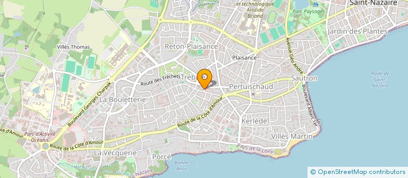 localisation de l'entreprise PLASSAIS GLOTIN INDIVISION  SAINT-NAZAIRE