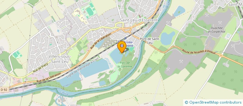 localisation de l'entreprise PLAST.I.D. THEVENOT  SAINT LEU D'ESSERENT