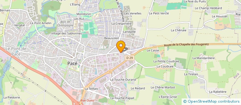 localisation de l'entreprise PLAST'IMMO à PACE