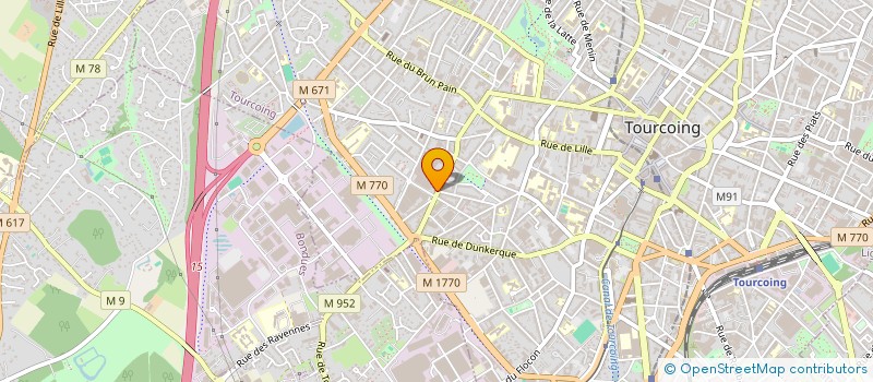 localisation de l'entreprise PLAST-ISOL  TOURCOING