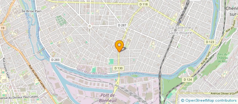 localisation de l'entreprise PLASTALMA à SAINT-MAUR-DES-FOSSES