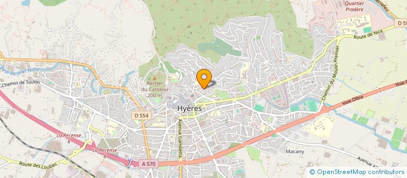 localisation de l'entreprise PLASTEIG ET CIE à HYERES