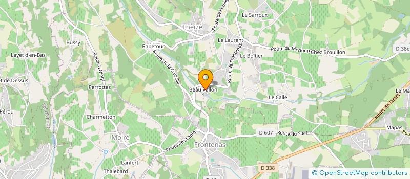 localisation de l'entreprise PLASTEMIX à THEIZE