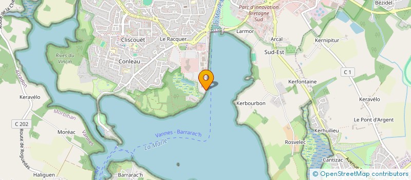 localisation de l'entreprise PLASTEOL à VANNES