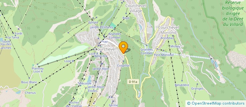 localisation de l'entreprise PLASTER à COURCHEVEL