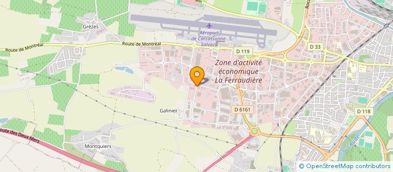 localisation de l'entreprise PLASTEURO CONCEPT à CARCASSONNE