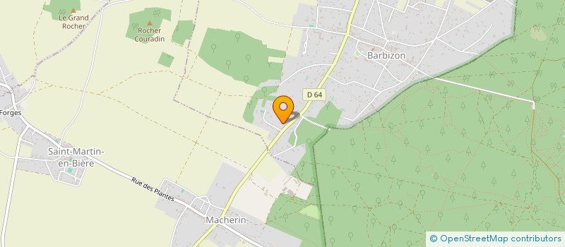 localisation de l'entreprise PLASTI CONCEPT à BARBIZON