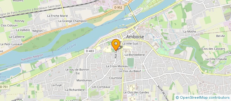 localisation de l'entreprise PLASTI PECHE à AMBOISE