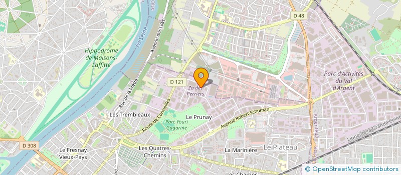 localisation de l'entreprise PLASTI-PRODUCT à SARTROUVILLE