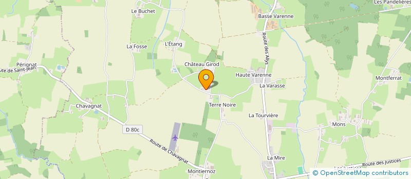 localisation de l'entreprise PLASTIBRESS à SAINT-TRIVIER-DE-COURTES