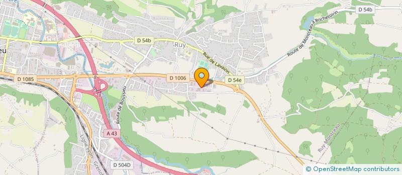 localisation de l'entreprise PLASTIC ALPES à RUY-MONTCEAU
