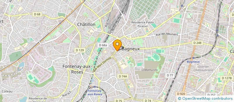 localisation de l'entreprise PLASTICA à BAGNEUX
