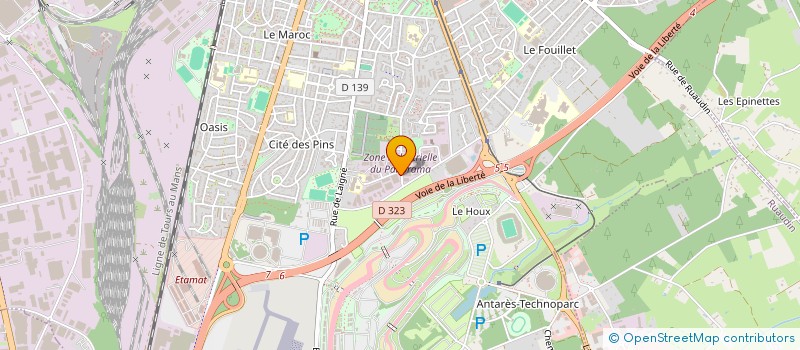 localisation de l'entreprise PLASTICK EVASION  LE MANS