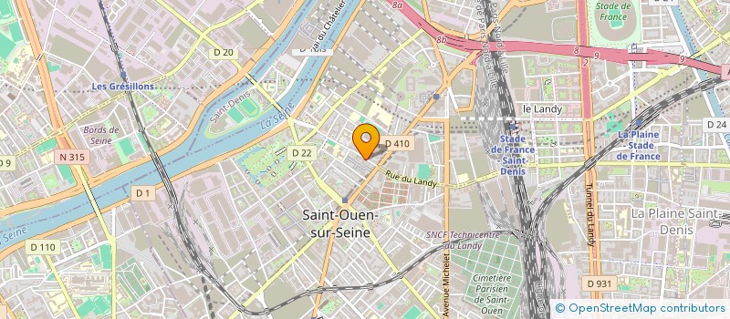 localisation de l'entreprise PLASTICO à SAINT-OUEN-SUR-SEINE