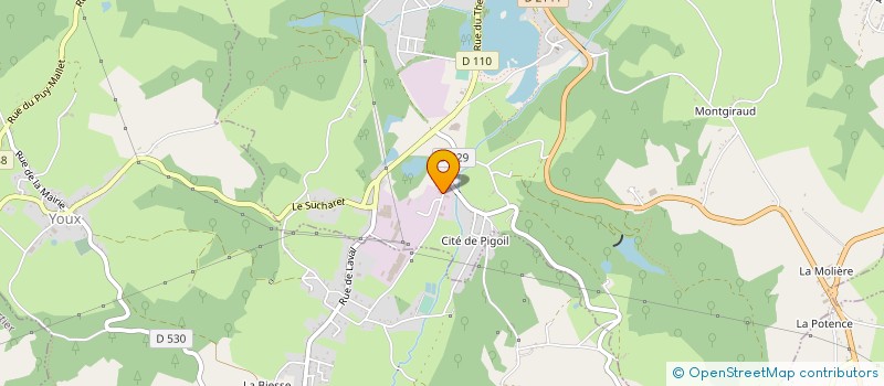 localisation de l'entreprise PLASTICO ROTOTECH à YOUX