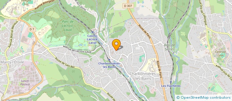 localisation de l'entreprise PLASTICPROPLUS  CHARBONNIERES-LES-BAINS