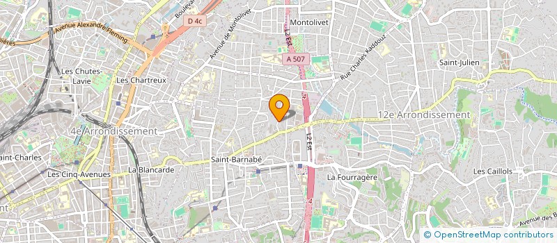 localisation de l'entreprise PLASTICUVE SRM E CIE à MARSEILLE