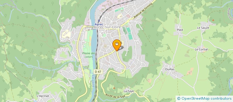 localisation de l'entreprise PLASTIFO à AUREC-SUR-LOIRE