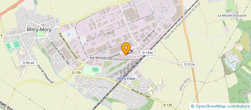 localisation de l'entreprise PLASTIKOLOR'ACTION à MITRY-MORY