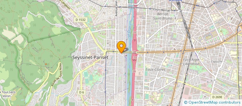 localisation de l'entreprise PLASTILAB  SEYSSINET-PARISET