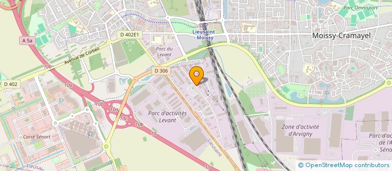localisation de l'entreprise PLASTILABO SARL à MOISSY-CRAMAYEL