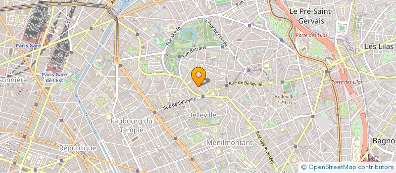 localisation de l'entreprise PLASTILIGNE à PARIS