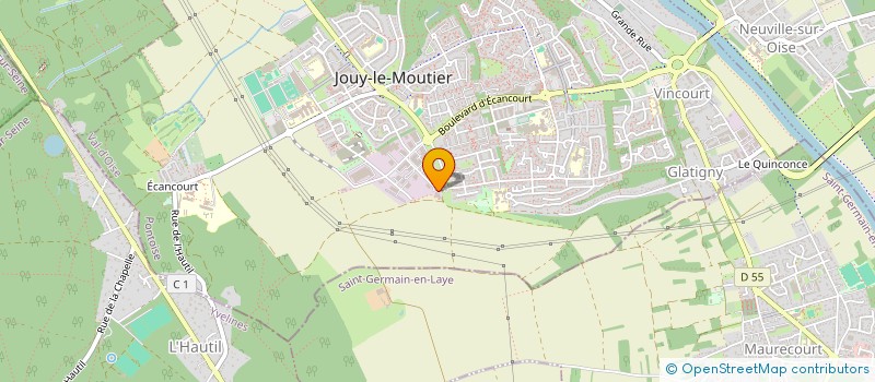 localisation de l'entreprise PLASTIMARK FRANCE à JOUY-LE-MOUTIER