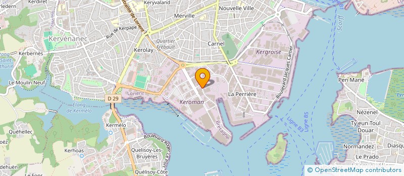 localisation de l'entreprise PLASTIMO MARINE  LORIENT