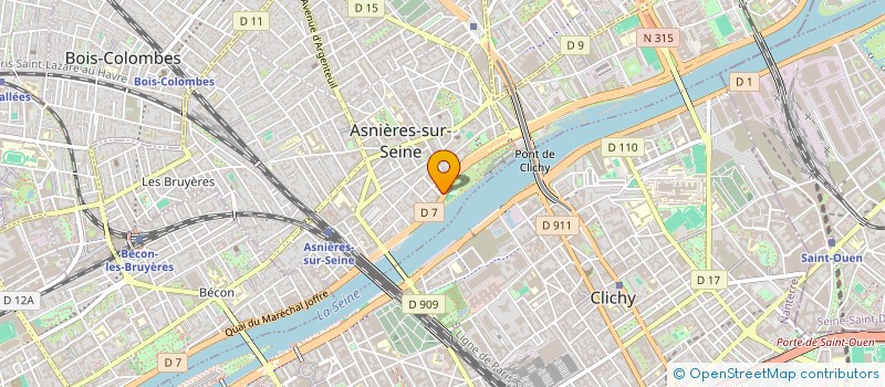 localisation de l'entreprise PLASTINOVA HOLDING  ASNIERES-SUR-SEINE