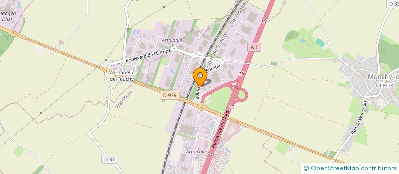 localisation de l'entreprise PLASTIPRO à MONCHY-LE-PREUX