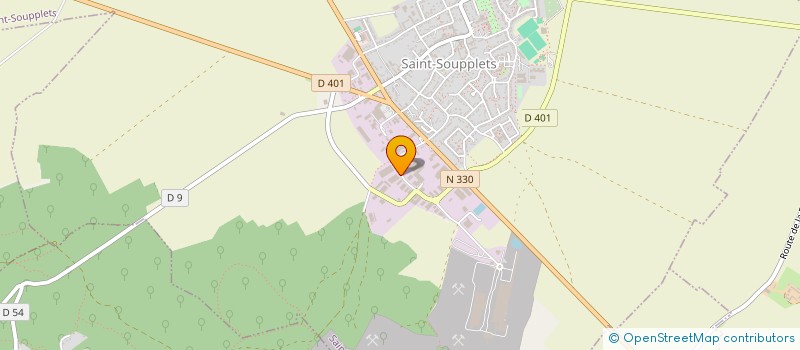 localisation de l'entreprise PLASTIQUAL à SAINT-SOUPPLETS