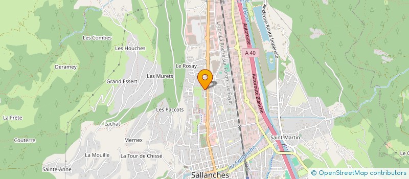 localisation de l'entreprise PLASTIQUE SAVOIE à SALLANCHES
