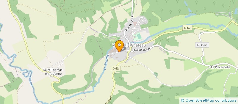 localisation de l'entreprise PLASTIQUES D'ARGONNE à VIENNE-LE-CHATEAU