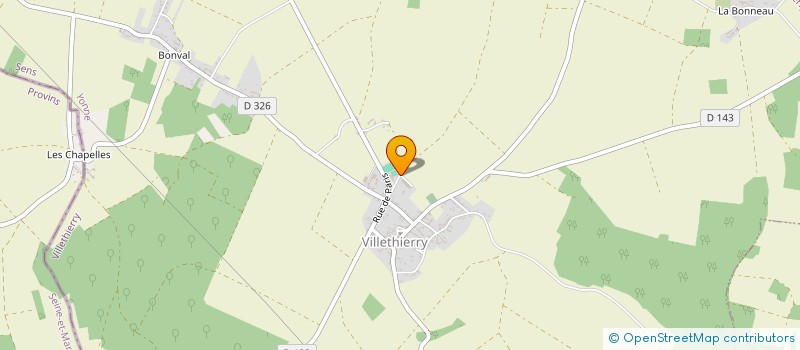 localisation de l'entreprise PLASTIQUES DELVALLEE  VILLETHIERRY