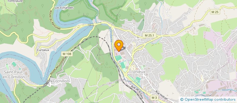 localisation de l'entreprise PLASTIROLL  UNIEUX