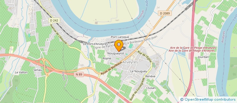 localisation de l'entreprise PLASTISOL  ARVEYRES