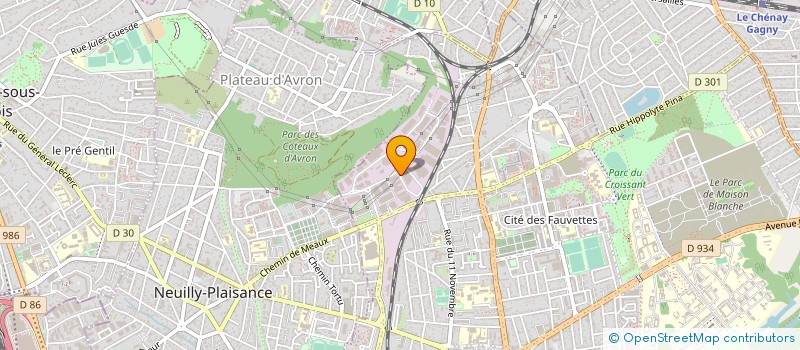 localisation de l'entreprise PLASTITECH à NEUILLY-SUR-MARNE