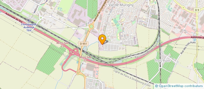 localisation de l'entreprise PLASTITEX CARAVANEX  REIMS