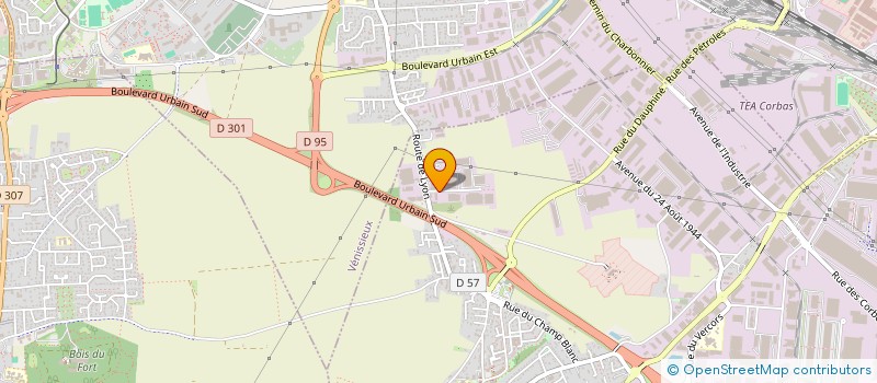 localisation de l'entreprise PLASTIX à CORBAS