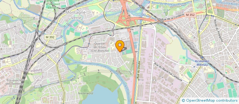 localisation de l'entreprise PLASTRAS à STRASBOURG