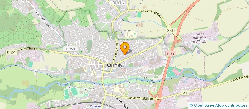 localisation de l'entreprise PLASTUAL SARL DESMAREST DISTRIBUTION à CERNAY