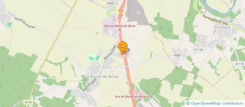 localisation de l'entreprise PLAT-CARR-PEINT à MAINE-DE-BOIXE