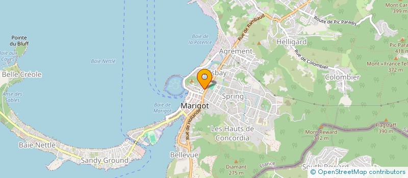 localisation de l'entreprise PLATA DEL SOL  SAINT MARTIN