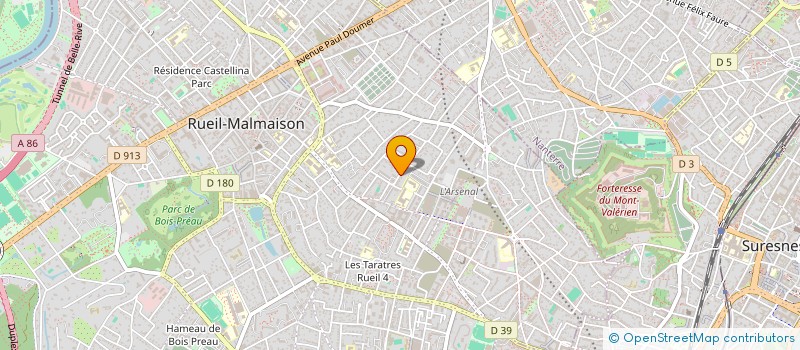 localisation de l'entreprise PLATAN à RUEIL-MALMAISON