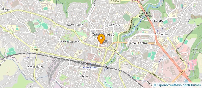 localisation de l'entreprise PLATANE  PLERIN