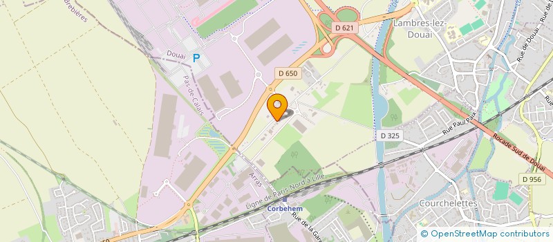localisation de l'entreprise PLATANIA à LAMBRES-LEZ-DOUAI