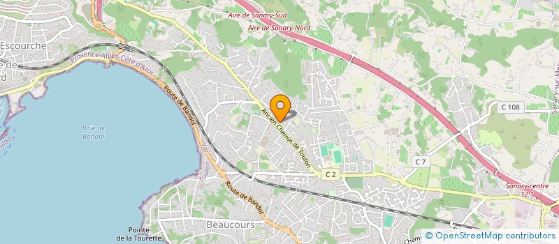 localisation de l'entreprise PLATAX  SANARY-SUR-MER