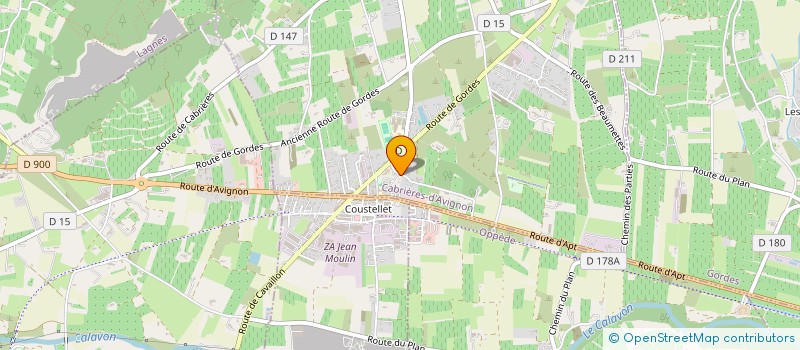 localisation de l'entreprise PLATAX  CABRIERES-D'AVIGNON